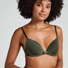 Hunkemöller Dames Lingerie Voorgevormde beugel bh Plunge - Groen - maat D75