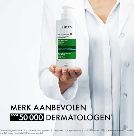 Vichy Dercos Technique Anti-Roos DS Shampoo - Normaal tot Vet haar - 390ml