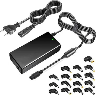 90W Universele AC Laptop Oplader Voedingsadapter - DC Output 15V 16V 18.5V 19V 19.5V 20V Adapter Geschikt voor HP Dell Toshiba IBM Lenovo Acer Sony G