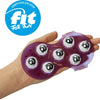 Massage Handschoen EIS | Massage Accessoires voor Paren | Erotische Ontspanning en Erotisch Wellness met Roestvrij Stalen Ballen | Spierontspanning v
