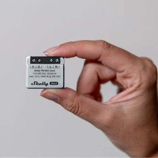 Shelly Pm Mini Gen3 Wifi Bluetooth-Controller Voor Smart Home