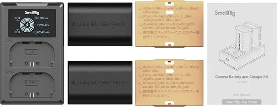 SmallRig 3821 LP-E6NH Camera Battery Charger Kit