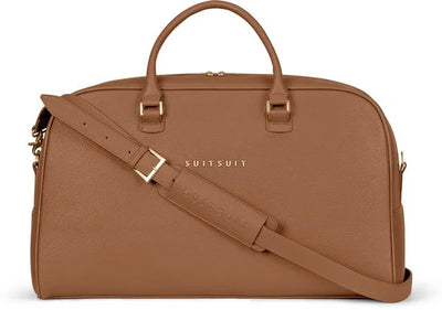 SUITSUIT Weekendtas - Reistas 33x53x22 cm - Weekendtas dames - Reistas handbagage - Fab Seventies Weekendtas Camel