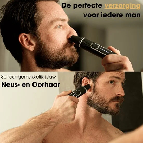 Gruttz® - Neustrimmer Mannen Premium v2 - Vrouwen - Oplaadbaar - Oortrimmer - Krachtige Motor - Waterdicht