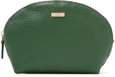 Make-up tasje met spiegel van dR Amsterdam | Klein make-up etui | Spiegeltasje leer | Dames make-up tasje | Compact etui voor make-up en 3 creditcard