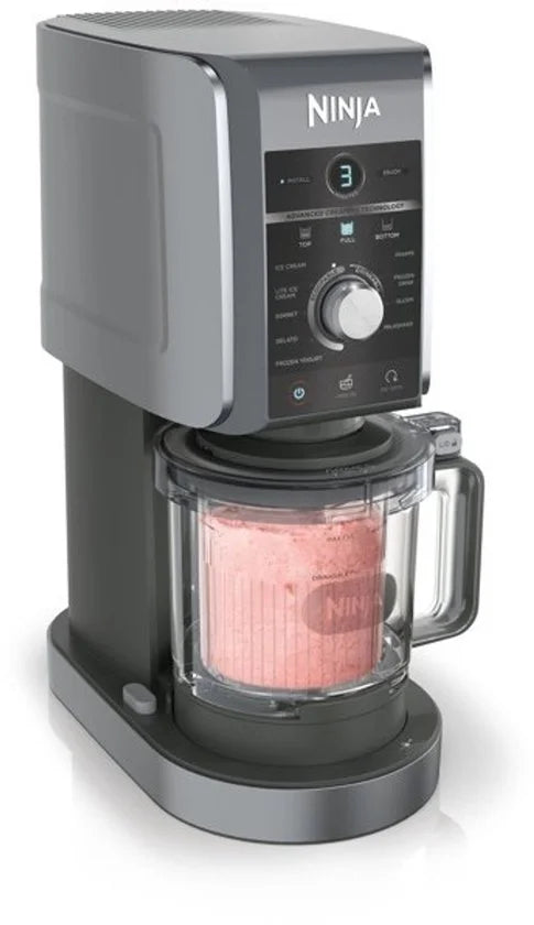 Ninja CREAMi Deluxe IJsmachine NC502EU – 10 Programma’s – Zwart – 1.4L – Zelf IJs, Sorbet, Gelato & Milkshakes Maken – Inclusief 2 Bekers