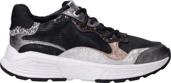 Xsensible Rainbow Sneakers - Textiel - Dames - Zwart - Maat 40