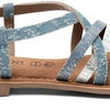 Lazamani - Zuri Dames Sandalen Denim - Maat 39