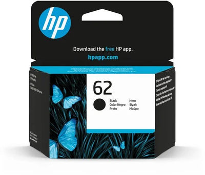 HP 62 - Inktcartridge - Origineel - Zwart