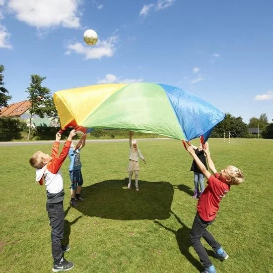 Gonge Parachute Diameter 3,5 meter - Leersysteem - Educatief Speelgoed - Motoriek