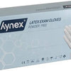 Hynex Latex Wegwerphandschoenen – Poedervrij - 5 gram – Wit – Maat M – 100 stuks – Comfort & Bescherming