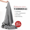 DistinQ Elektrische Bovendeken XXL 180x160 cm - 2 persoons omslagdeken - 160watt - Automatische Uitschakeling - Oververhittingsbescherming - 9 Stande
