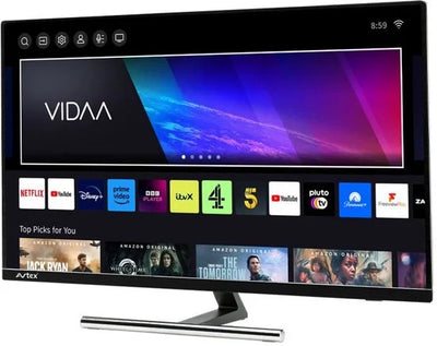 Avtex 24" VIDAA Smart TV complete with lead 230V and stand