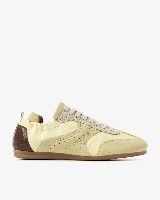 VIA VAI June Haylee Sneakers dames - Su�de,Leer,Textiel - Geel