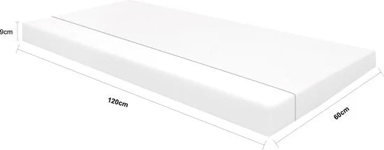 Bebies First Ledikant Matras 60 x 120 x 9 cm