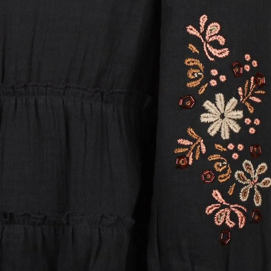 Koko Noko Meisjes Jurk - Faded black