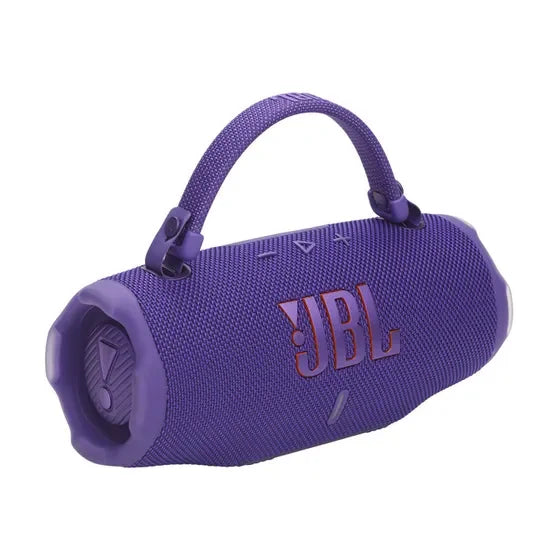 JBL Charge 6 - Draadloze Bluetooth Speaker met Afneembare Draagriem - Portable Muziek Box - 28 uur - Waterdicht - IP68 - Paars