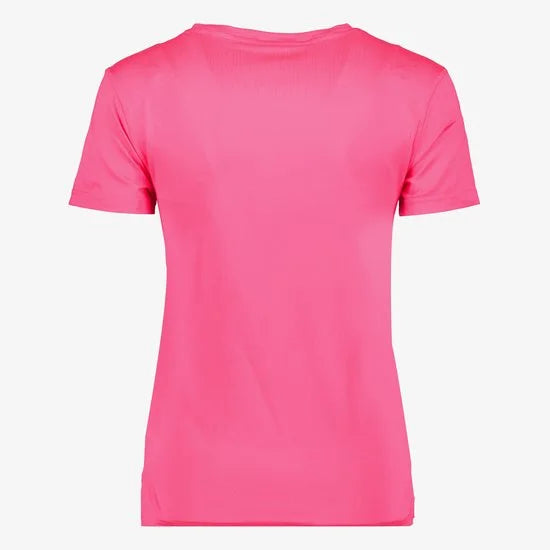 Adidas WE MIN V NK dames sport T-shirt roze - Maat S