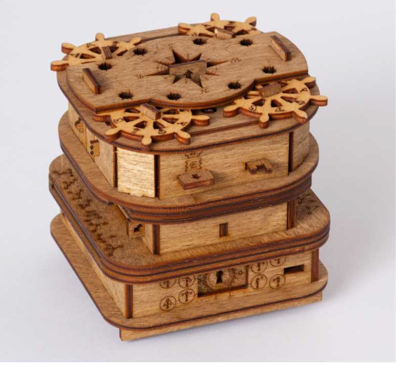 Hinweiskiste Megabox Davy Jones' Spind aus Holz