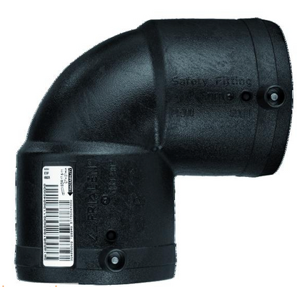 Frialen W90 Elektroschweißbogen 90° d90 – Zuverlässige HDPE-Schweißverbindung – 612103 Wasser 16 bar/Gas 10 bar