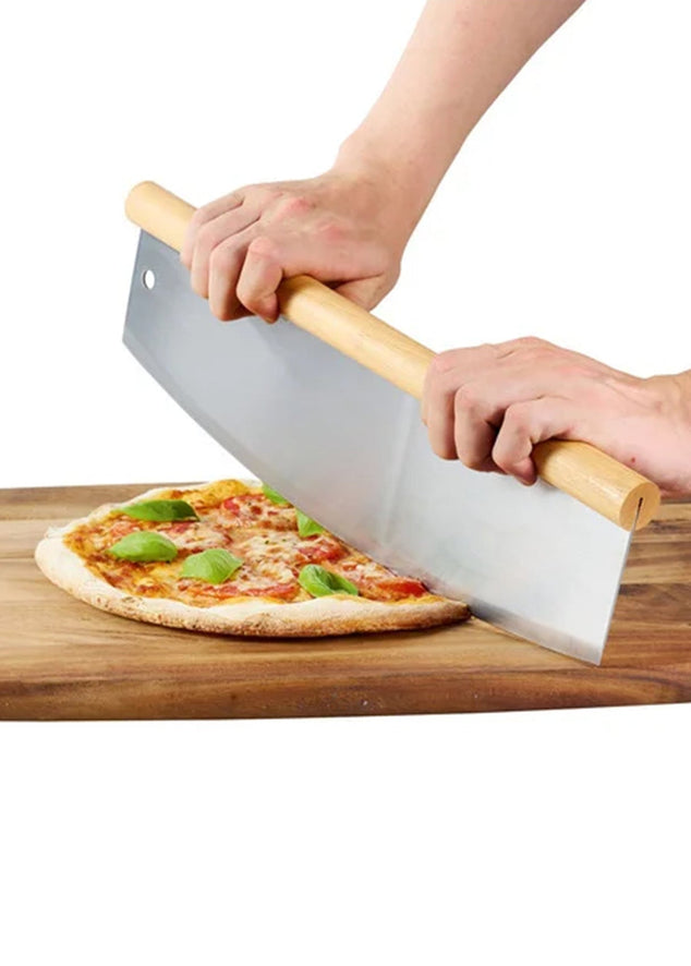 Grillmaster Pizzaschneider – Schneidrad aus Edelstahl für perfekte Pizzastücke