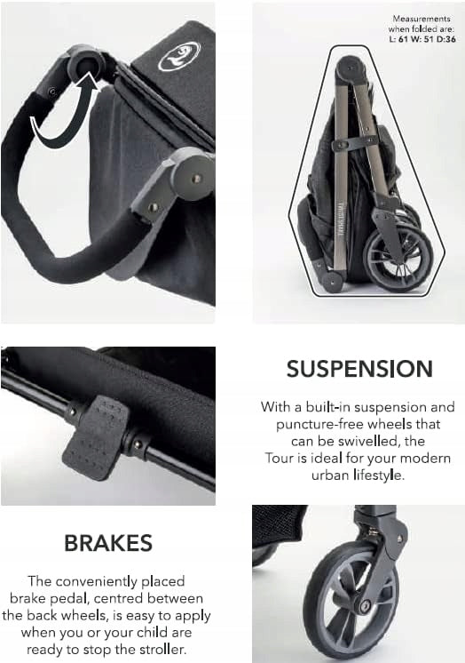 Twistshake Tour Kinderwagen Beige - Der perfekte Reisebegleiter für Eltern