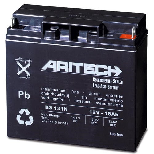 Aritech BS131N Trockenbatterie 12V 18Ah – wartungsfrei