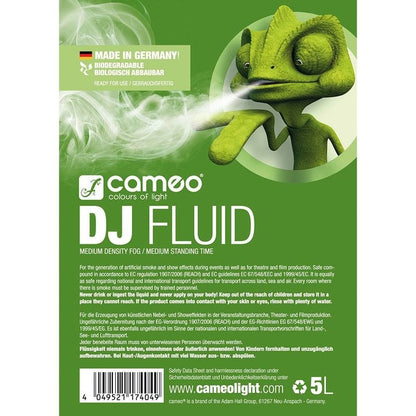 Cameo DJ Fluid 5 L – Perfekt für Ihre Lichtshow