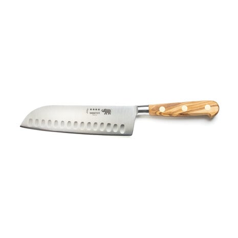 Sabatier Elefanten-Santoku 17 cm, geschmiedeter Edelstahl / Olivenholz / ideal