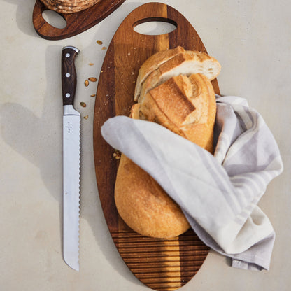 Sagaform Ante Schneidebrett – 22,5 x 50 cm, dunkle Akazie | Neu