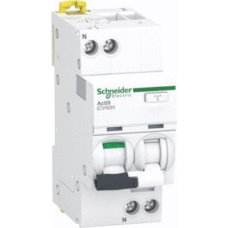 Schneider Electric Acti9 iCV40 - Fehlerstromschutzschalter / H 1P+N - 16A - C-Charakteristik