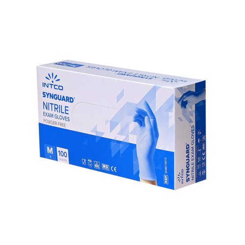 INTCO Synguard Nitrilhandschuhe XL – 1.000 Stück Blau | Puderfrei | Neu